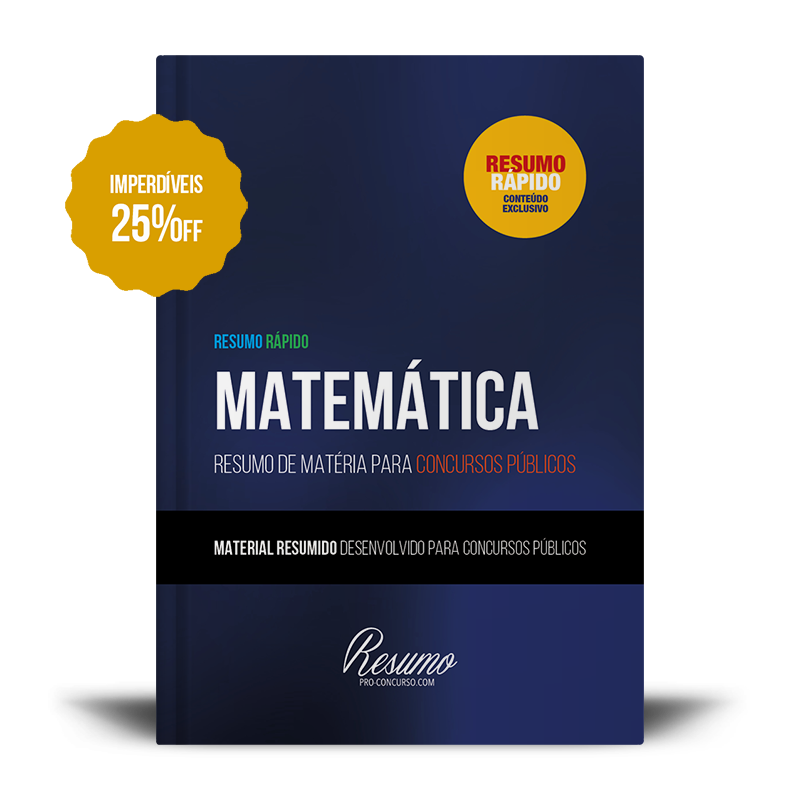 CONCURSO - CONTEÚDOS DE MATEMÁTICA BÁSICA PARA CONCURSO 